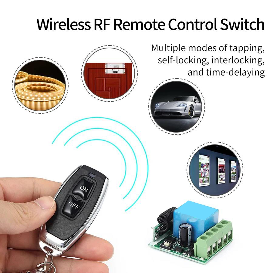 Controle remoto sem fio RF de  - 433Mhz Receiver Module avaliação e preço