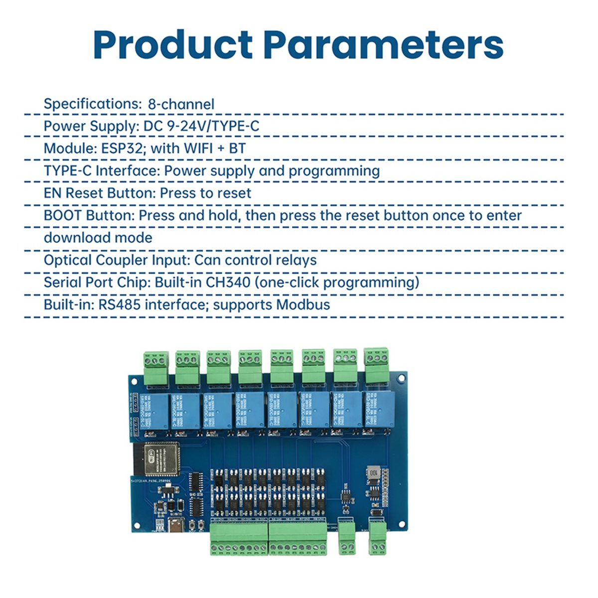 Módulo de Relé de 8 Canais Mod - Relay 8 Channel Board avaliação e preço