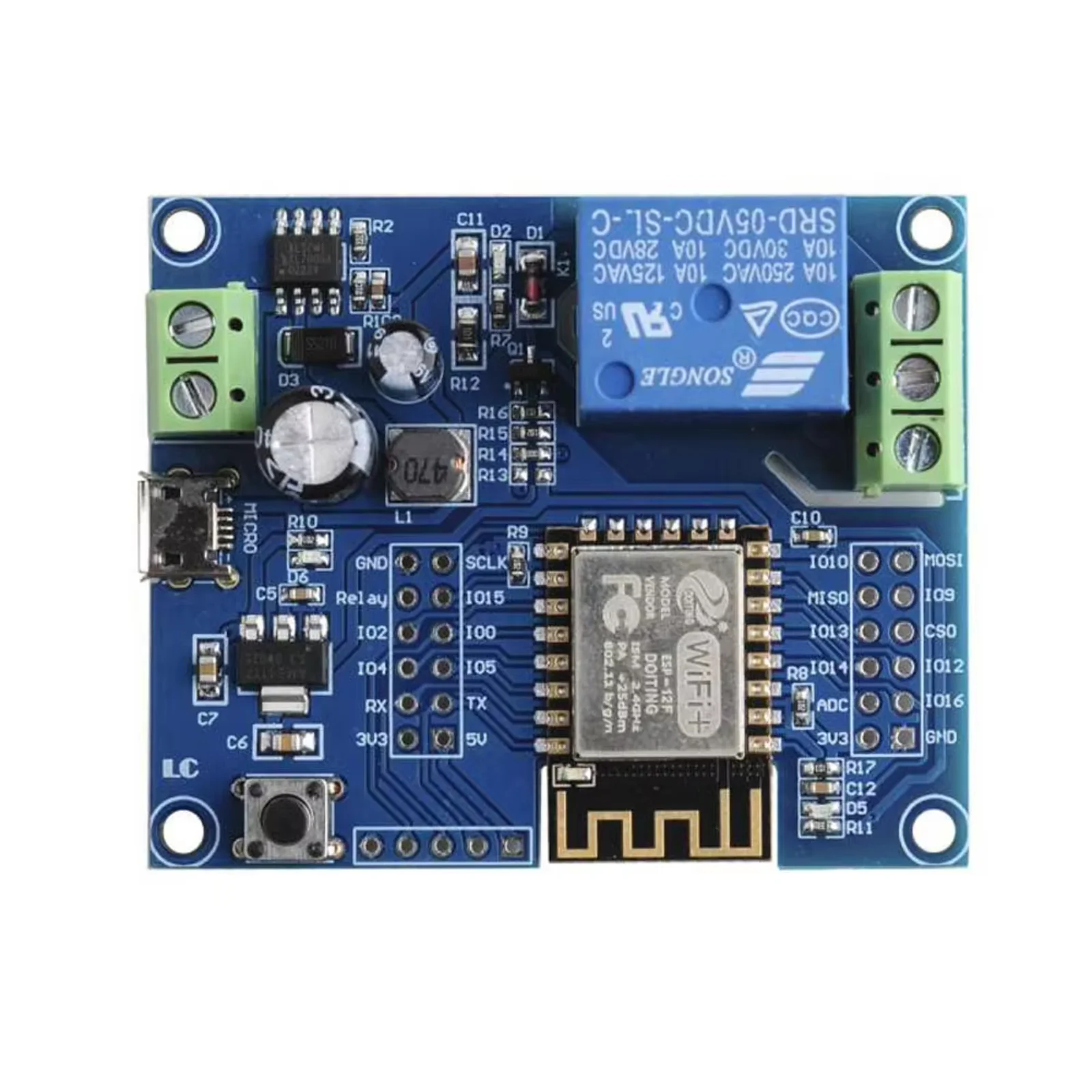 Módulo de relé WiFi de canal ú - Relay 8 Channel Board avaliação e preço